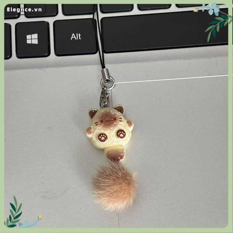 【Elevn】 móc khóa túi hoạt hình  đa năng Móc khóa điện thoại hình mèo Xiêm dễ thương | BigBuy360 - bigbuy360.vn