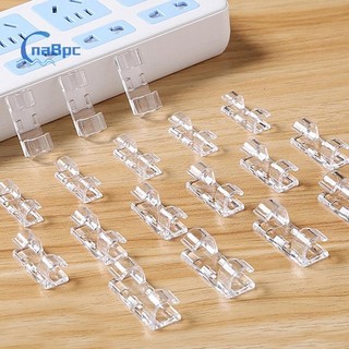 < CnaBpc > 20-100 CÁI Kẹp dây cáp tự dính Kẹp bàn treo tường Giá đỡ cố định cho máy tính Cáp dữ liệu sạc USB Mới