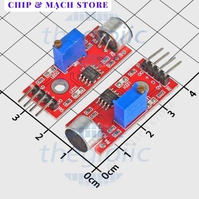 [2 Cái]- KY-037 LM393 Cảm Biến Âm ThanhChip & Mạch Store