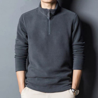 Hoodie Nam Slim Fit Có Cổ Giả Lông Cừu, Ấm Áp Phù Hợp Mặc Hàng Ngày