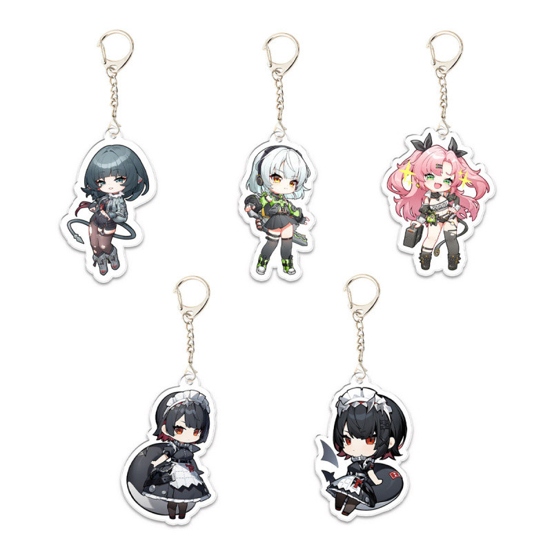 Cute Anime Keychain Zenless Zone Zero Ellen Joe Nekomiya Mana Anby Demara Cosplay Accessories Cartoo