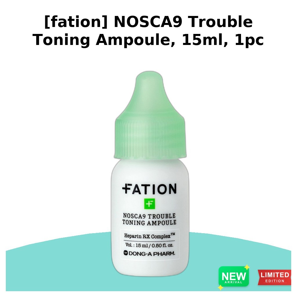 [fation] NOSCA9 Trouble Toning Ampoule, 15ml, 1 cái / Ampoule Hàn Quốc / Hỗ trợ săn chắc / Chính hãn