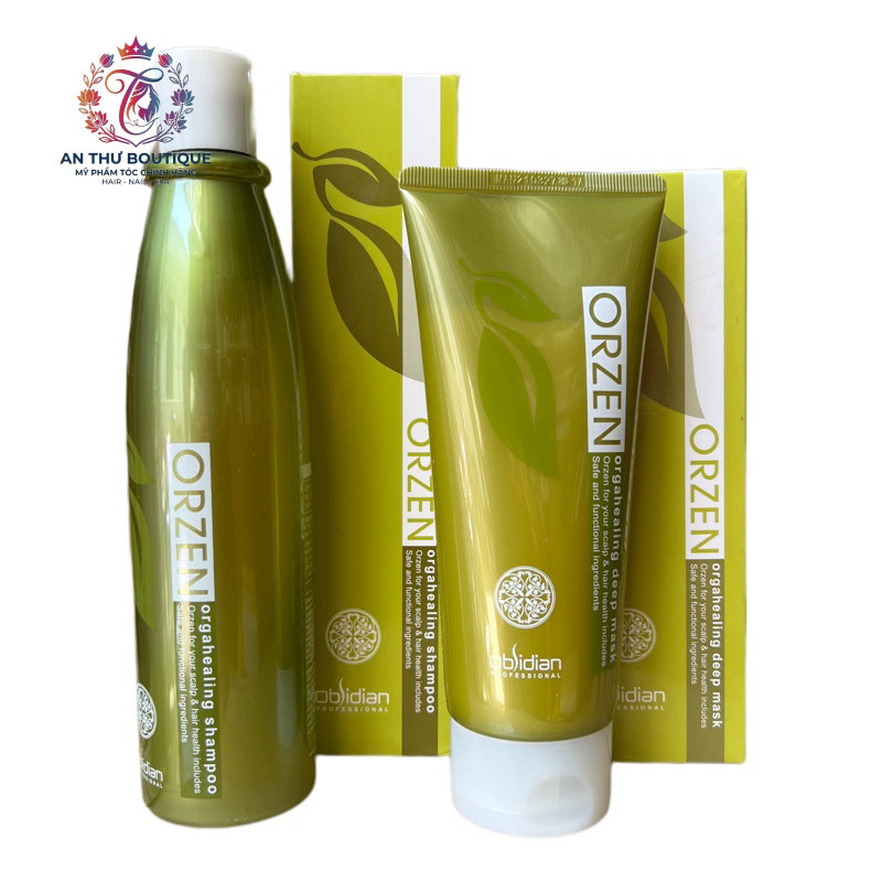 Combo Gội và Mặt nạ chống rụng tóc ORZEN Obsidian .AT