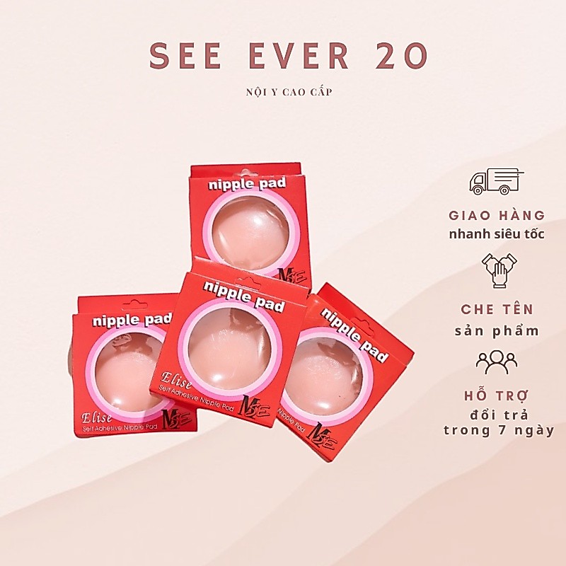 2 Miếng silicone dán nhũ hoa ,đầu ti