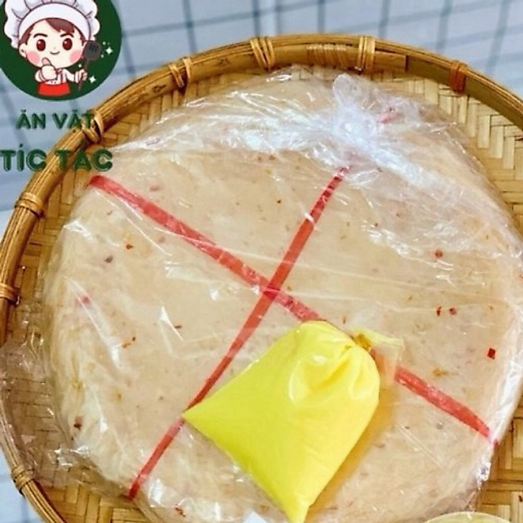 Bánh Tráng Dẻo Ớt Long Điền 600G - 800G (Bịch To 100 Cái Kèm Bơ) - Bánh Tráng Phơi Sương Mỏng Dẻo