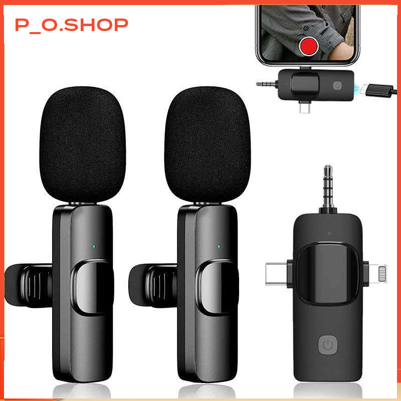 【🔥Rẻ】Micro ghi âm không dây USB chuyên nghiệp K15