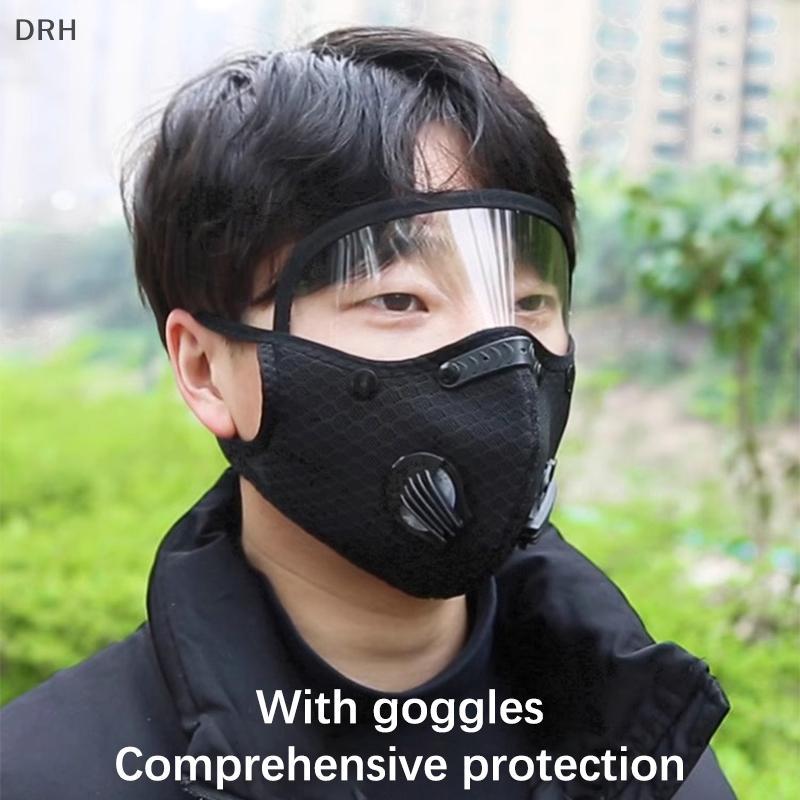 DRH Xe Máy Điện Nam Nữ Chống Gió Cưỡi Tấm Chắn Nắng Mặt nạ Chống Gió Thể Thao Bảo Vệ Toàn Mặt nạ VN