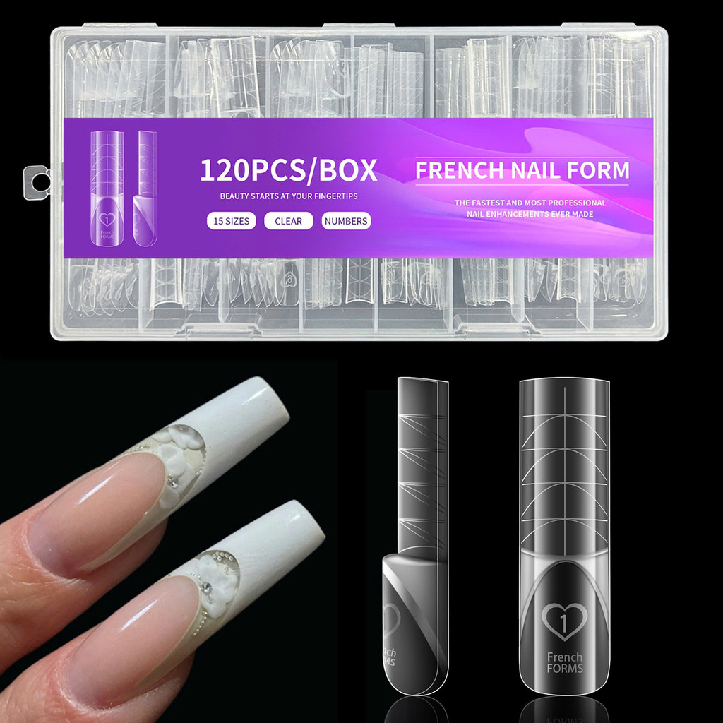 MÓNG UP KHUÔN FRENCH-FRENCH NAIL FORM 120 MÓNG