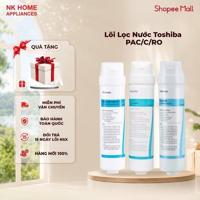 Lõi Lọc Nước Toshiba PAC/C/RO - Lõi Thay Thế Chính Hãng - Lọc Sạch Hiệu Quả - Hàng Chính Hãng