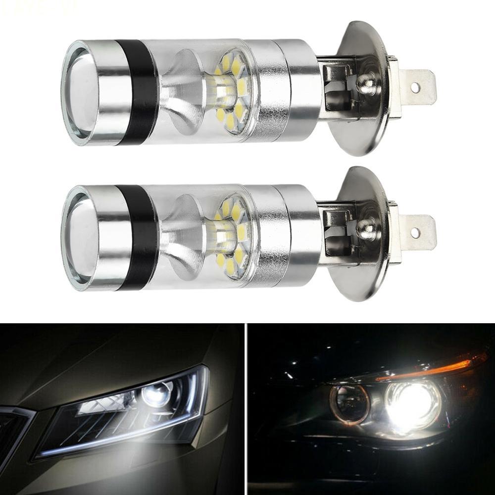 LED Headlight 6000K Driving H1 Light 20-SMD Bulb DRL Parts Replacement