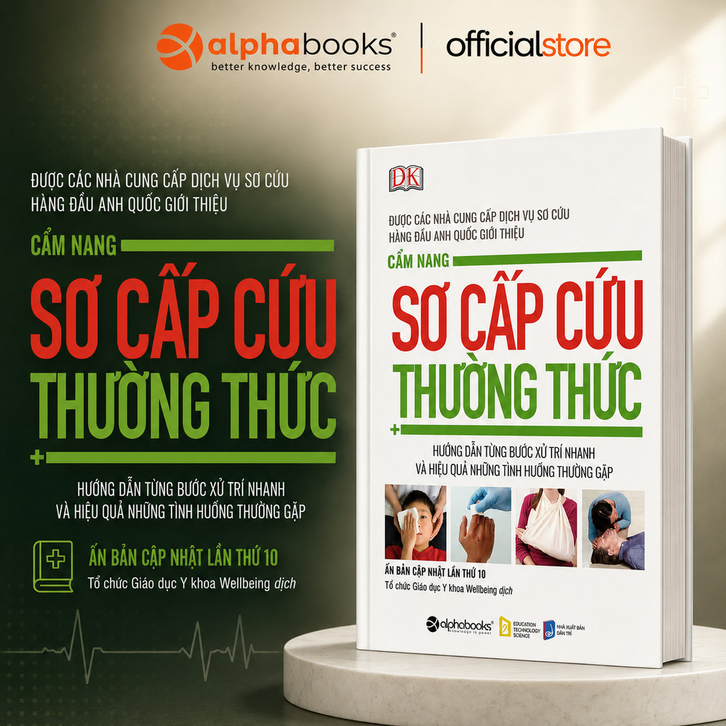 Sách - Cẩm Nang Sơ Cấp Cứu Thường Thức (Alpha Books)