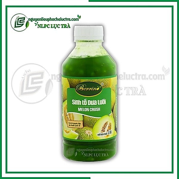 Sinh Tố Berrino Dưa Lưới Chai 1L Thùng 12 Chai