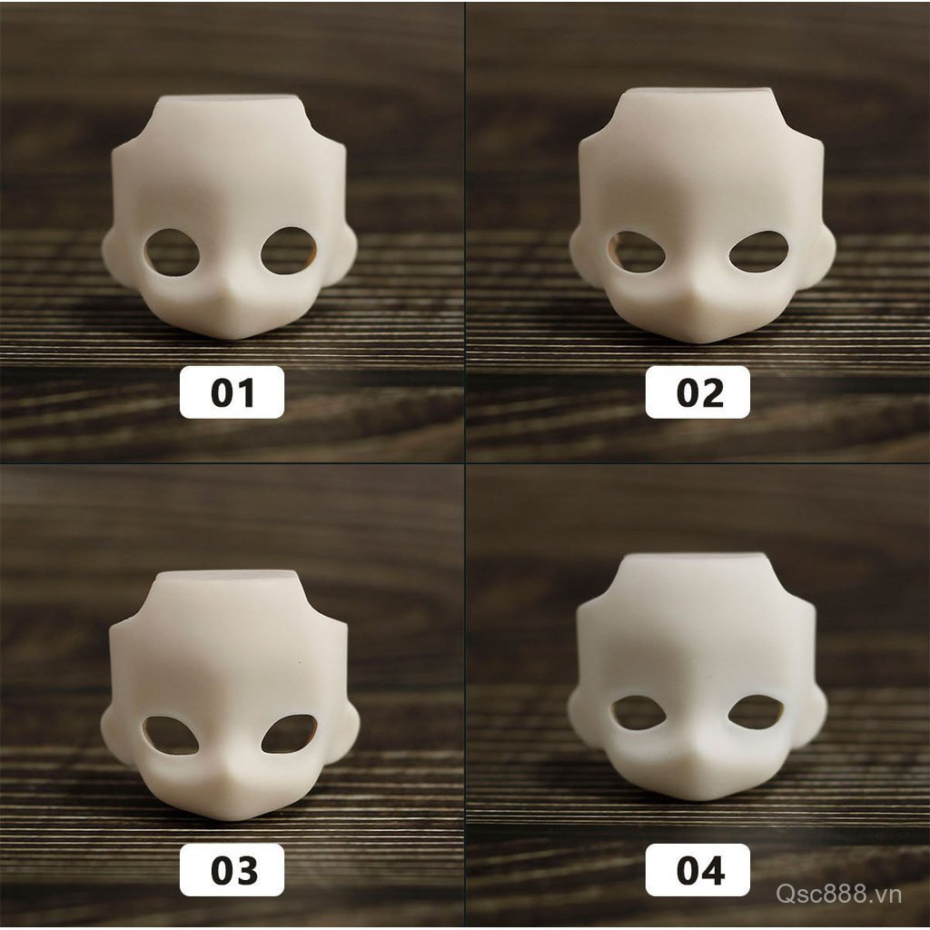 Gsc Face Shell Open Eye ob11 Open Eye Face Blank 12 điểm bjd Head Thay thế Face Nendoroid DIY Ready 