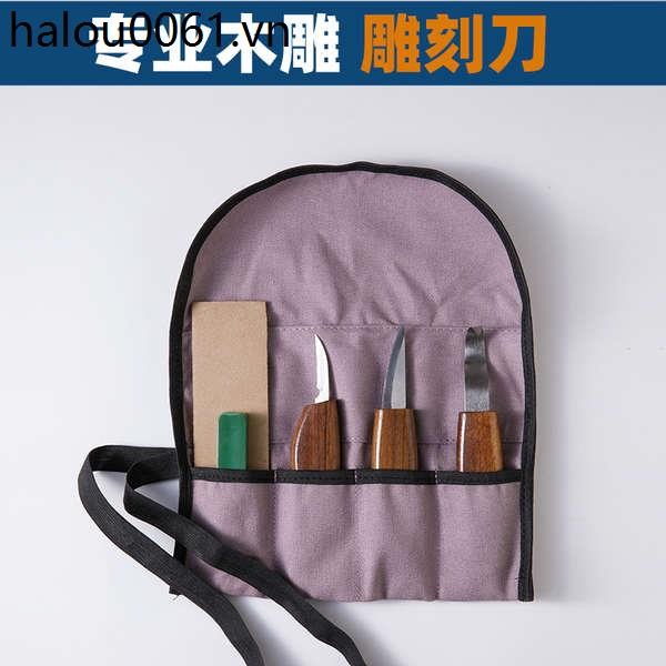 Khắc Dao Gỗ Handmade Khắc Dao Gỗ Bộ Bốn Mảnh Gỗ Basswood Gỗ Khắc Dao Chế Biến Gỗ Dụng Cụ Khắc Bộ Dao