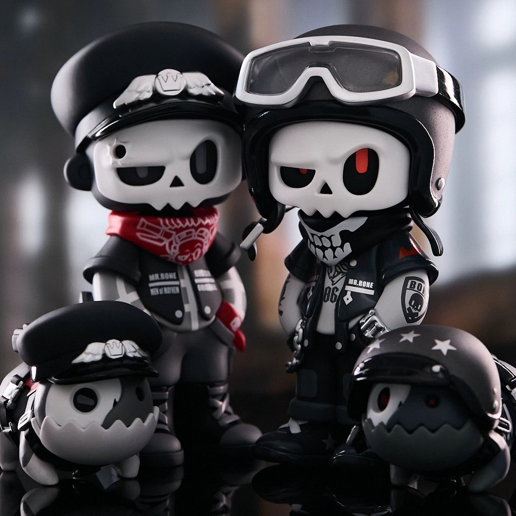 [Chính hãng] MR.BONE & Zombie Dog The Wild One Series Xác nhận Hình Búp bê Món quà trang trí