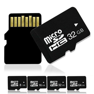 Thẻ nhớ Micro SD tốc độ cao 128GB 64GB 32GB 16GB cho điện thoại Android, máy ảnh, máy ghi âm