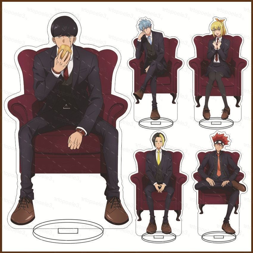 Mô Hình Acrylic Mashle: Magic and Muscles | Standee Lemon Irvine, Lance Crown | Quà Tặng