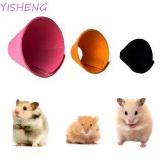 YISHENG58BS Hamster Chống Cắn Cổ, Nhung Mềm Sóc Phục Hồi Cổ, Chống Liếm Nhiều Màu Sắc Hamster Bảo Vệ Nón Cho Chuột Hamster Chuột Lang