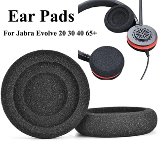 Miếng đệm tai thay thế cho Jabra tiến hóa 20 20se 30 30II 40 65 65 + Tai nghe Earpads Bộ nhớ mềm Bọt xốp Vỏ tai nghe