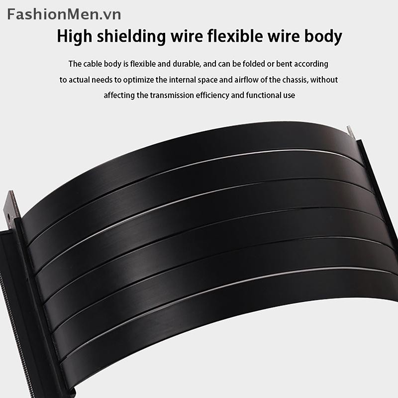 F & M Full Speed PCIE 3.0 4.0 16x Cáp Riser Card Đồ họa Cáp nối dài PCIE Express GPU Mở rộng Card Ri