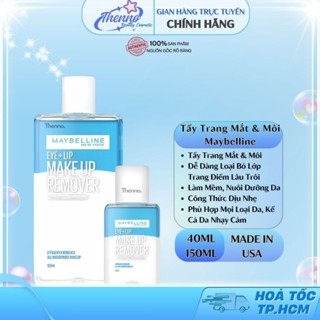  Nước Tẩy Trang Mắt,Môi Maybelline New York Eye & Lip Makeup Remover 150ml 