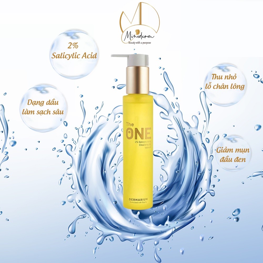 Ảnh 2 của Dầu Tẩy Trang Dermarium The One Oil Cleanser chứa BHA làm sạch sâu, giảm sợi bã nhờn