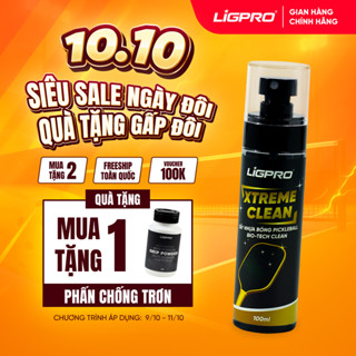 Bình Xịt Vệ Sinh Vợt Pickleball Xtreme Clean 100ml Công Nghệ Sinh Học, Loại Bỏ Nhựa Bóng Cứng Đầu