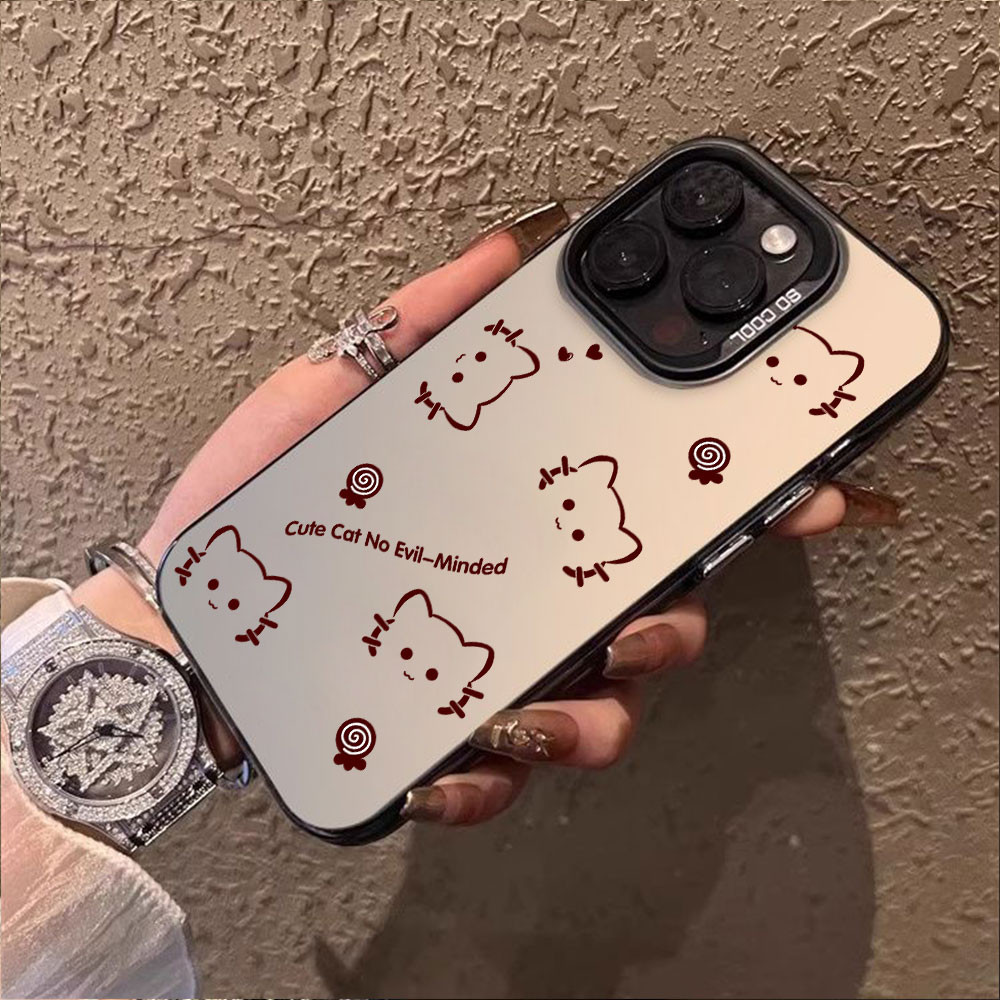 Vỏ Sang Trọng Cho Samsung Galaxy A17 5G A07 Bạc IMD Ốp Lưng Điện Thoại Samsung A17 5G Ốp Lưng Hoạt H