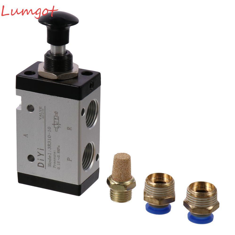 Van điện từ MERY, Khí nén 2 vị trí 3R210-08, Van khí thủ công Tay không khí 3 chiều 1 / 4 "PT Điều k