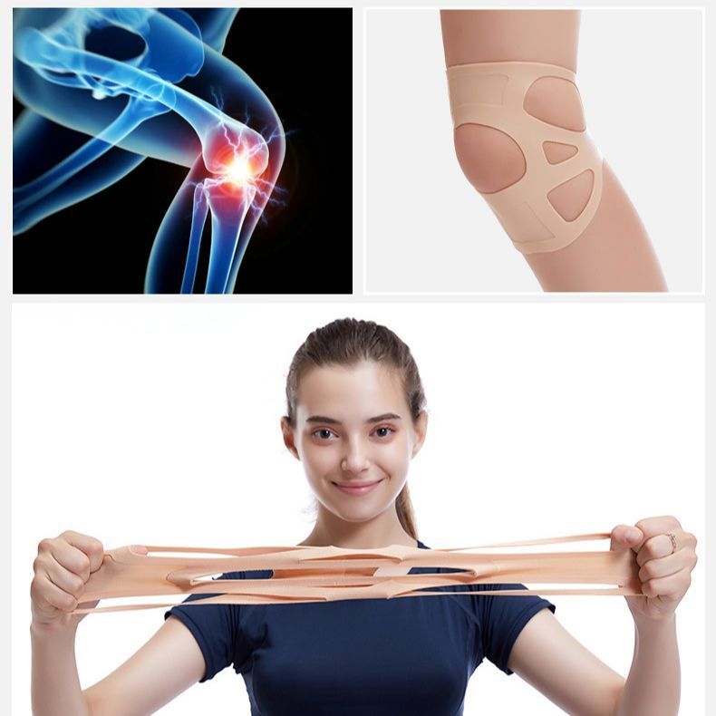 Miếng Lót Đầu Gối Silicon Thể Thao Bóng Rổ Chạy Nhảy Dây Squat Nén Đầu Gối Unisex Meniscus Khớp Bảo 