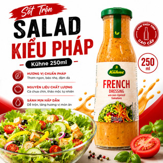 Sốt Trộn Salad Kiểu Pháp Kühne 250ml – Hương Vị Tinh Tế Chuẩn Pháp