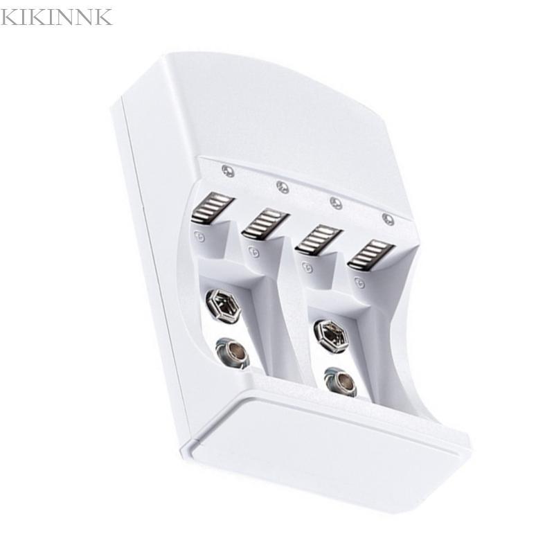 KIKIN Đồng Thời 4 Khe Cắm LR06 LR03 Sạc Cho Pin 9V Tản Nhiệt 1 2V LR06 LR03 Sạc
