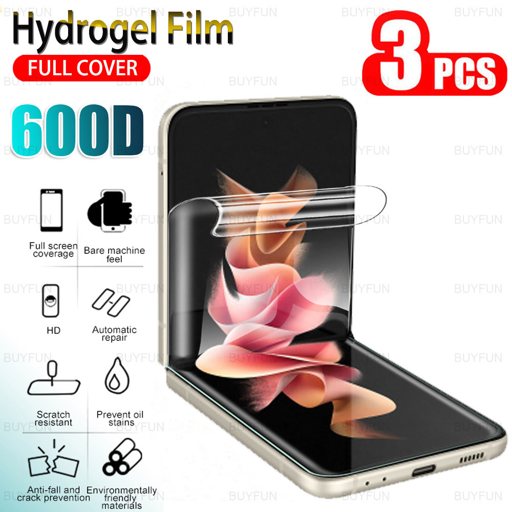 1-3 Chiếc Điện Thoại Có Thể Gập Lại Chống Dầu Bảo Vệ Màn Hình Cho ZTE nubia Flip3 Flip2 Flip HD Clea