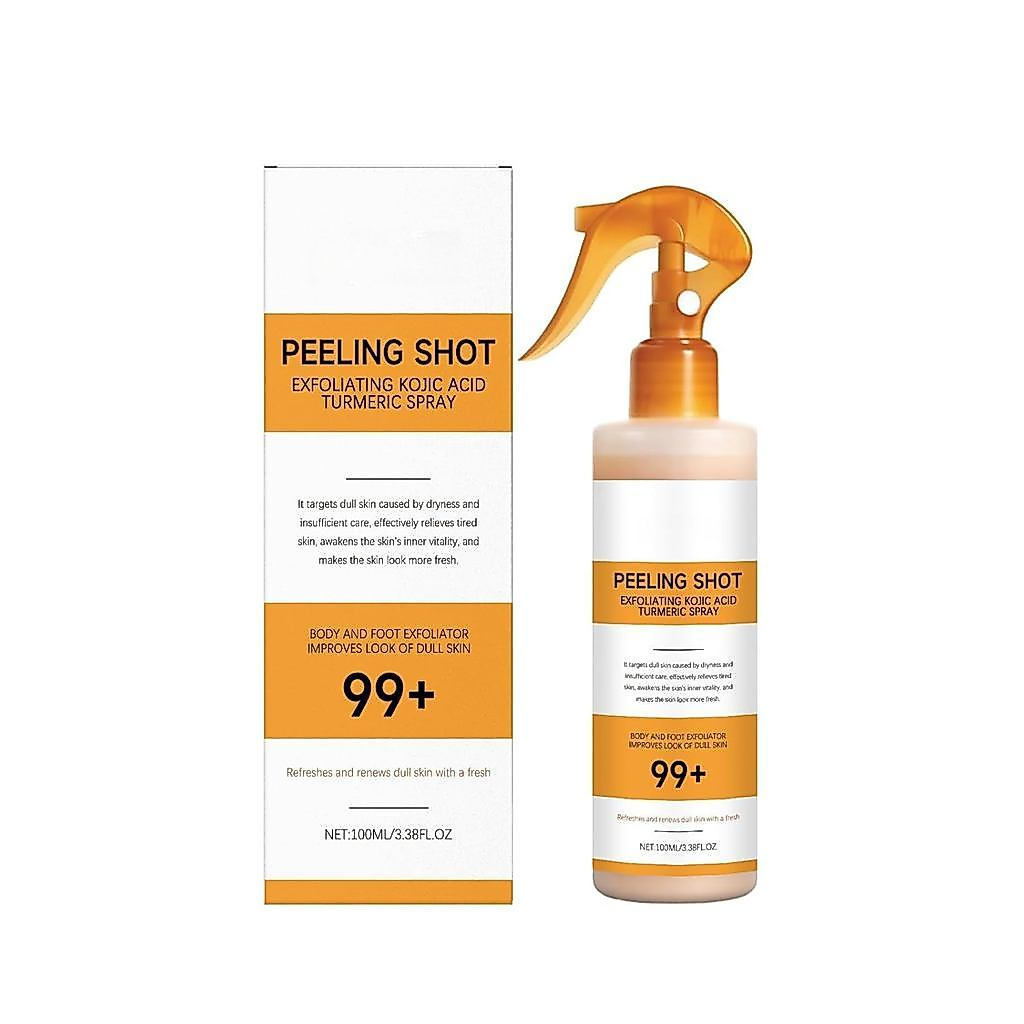 KojicAcidTurmericPeelShotKeratinCareSpray, tẩy tế bào chếtPeelingSolution, PeelShotTurmericSpray, Ge