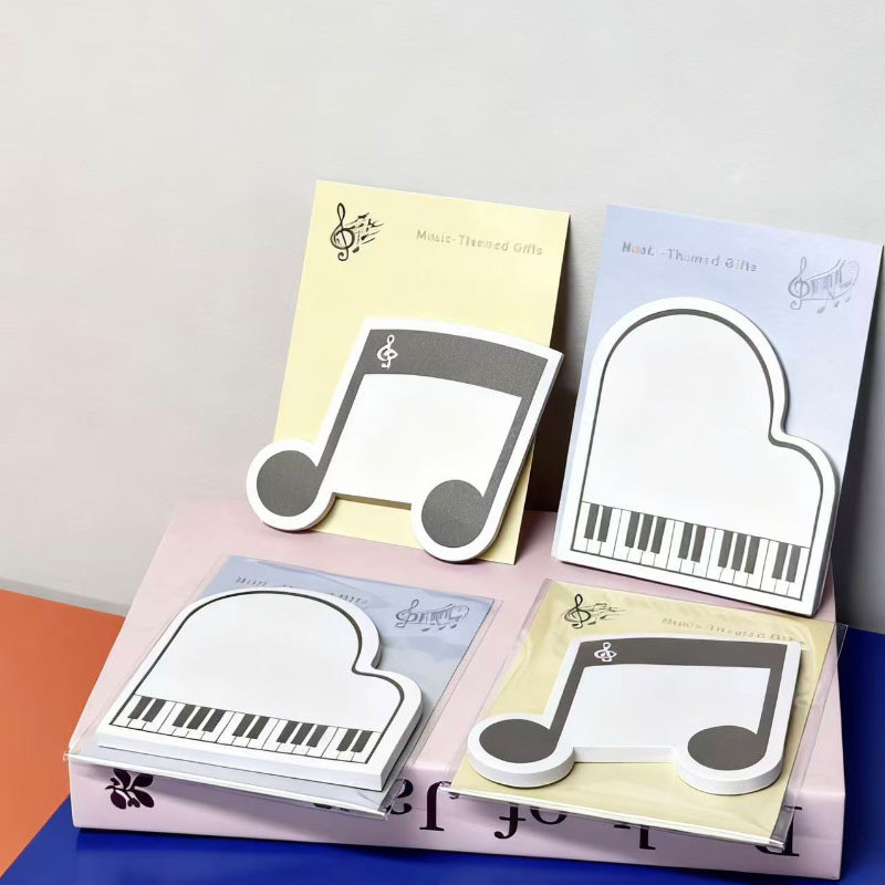 Piano Note Shape Creative Sticky Note ins Style Music Theme Sticky Note Văn phòng phẩm sáng tạo