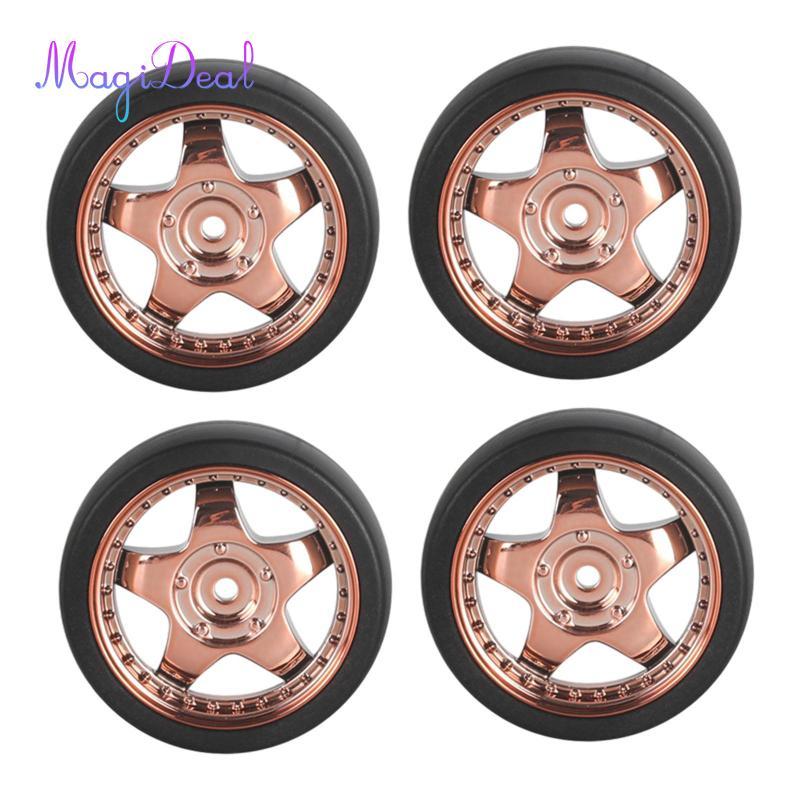 MagiDeal 4 Miếng RC Drift Lốp Rally Drift Thay Thế Cho 1: 18 RC Trên Đường Drift Xe Tải