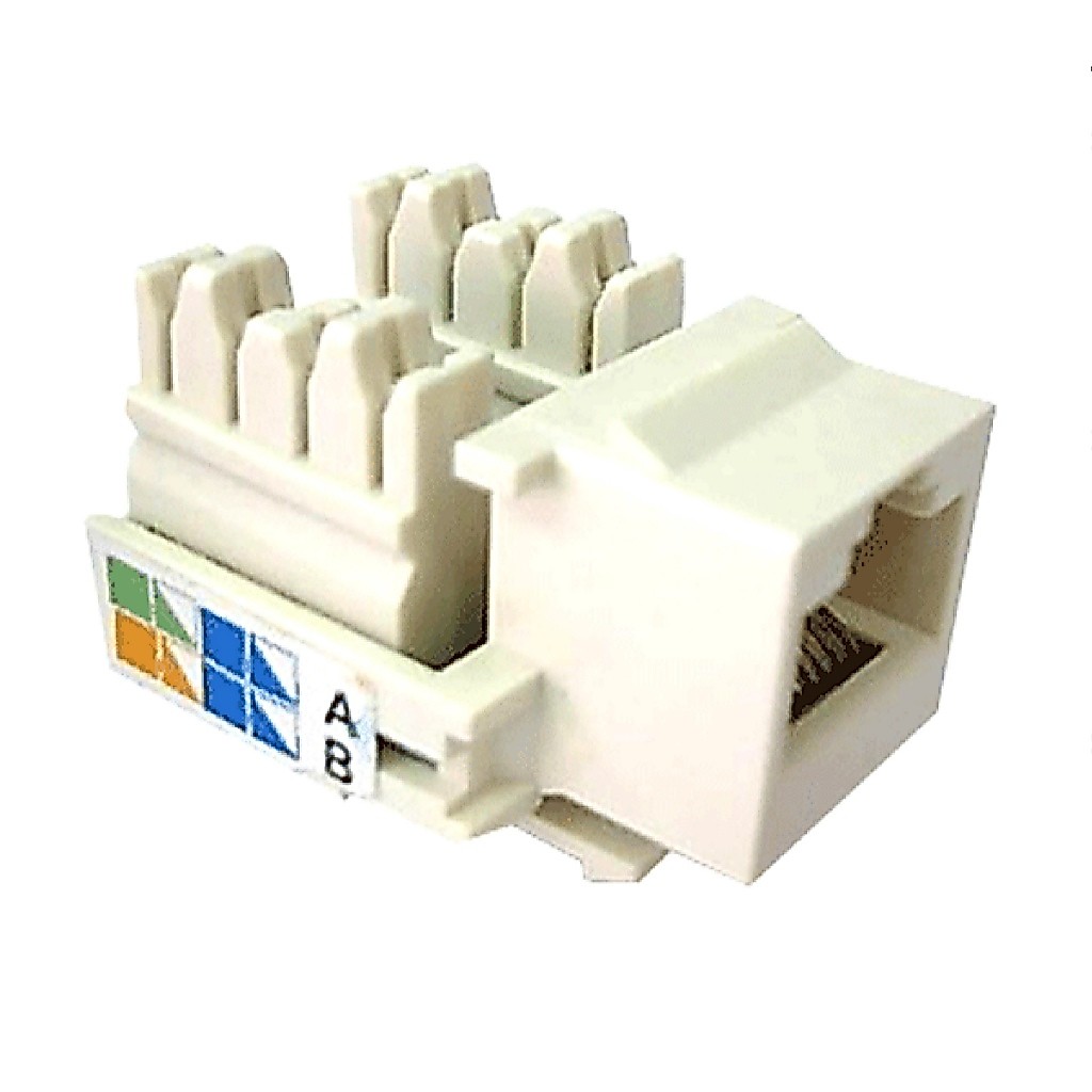 Nhân mạng Âm tường RJ45 Cat 5E COMMSCOPE AMP | Giắc mạng âm tường | RJ45 Keystone Jack