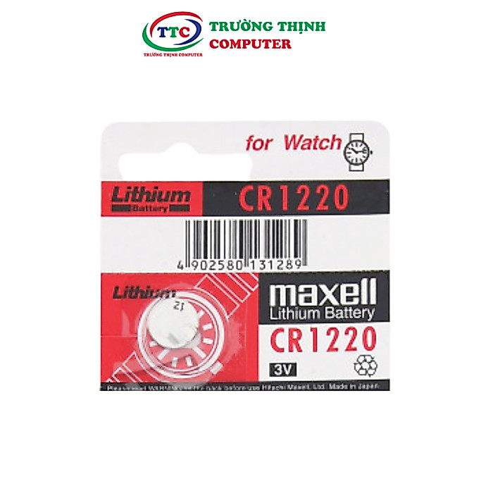 Pin Maxell chính hãng Nhật CR1220