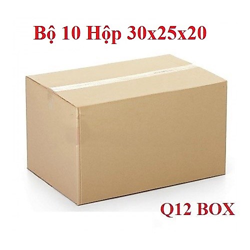 Bộ 10 Hộp Carton 30x25x20 Cm Thùng Carton Giá Rẻ