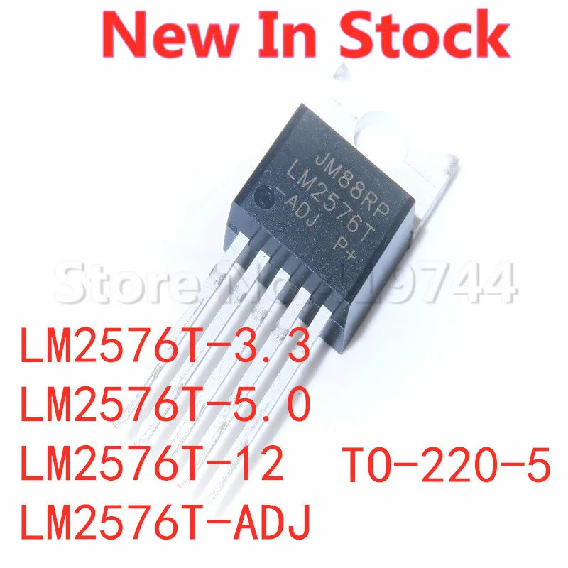 5 Chiếc LM2576T-3.3 LM2576T-5.0 LM2576T-12 LM2576T-ADJ LM2576T TO-220-5 Hiệu Ứng Trường Transistor