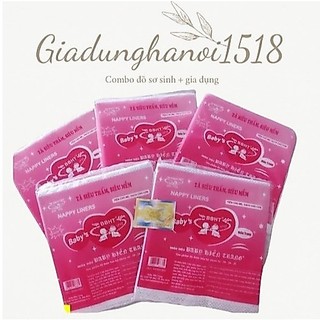 Combo tích kiệm 200 miếng lót su tím cho bé kháng khuẩn