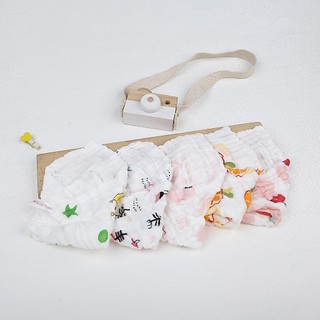Set 5 khăn sữa in hình 6 lớp AC [HỌA TIẾT NGẪU NHIÊN] - KidsPlaza