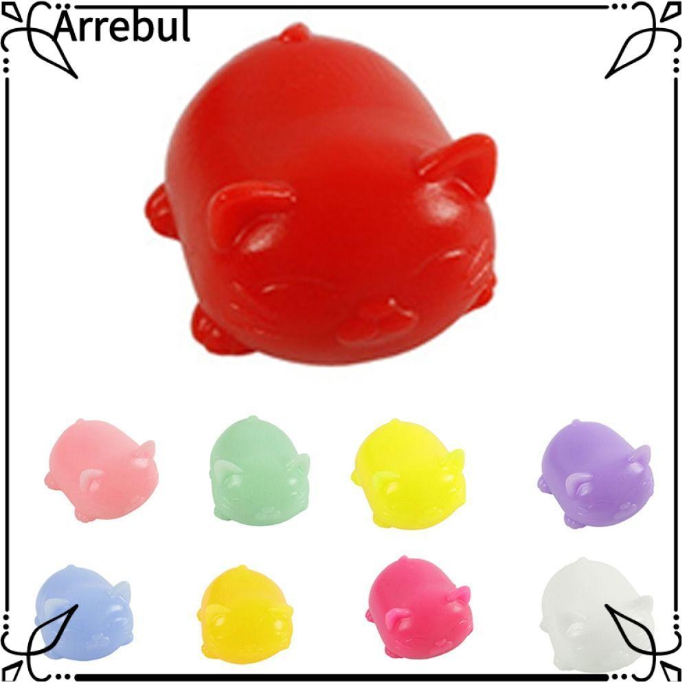 Quả bóng căng thẳng cho mèo ARREBUL, Đồ chơi Squishy mèo Squeezy siêu mềm, Đồ chơi Squishy giảm căng
