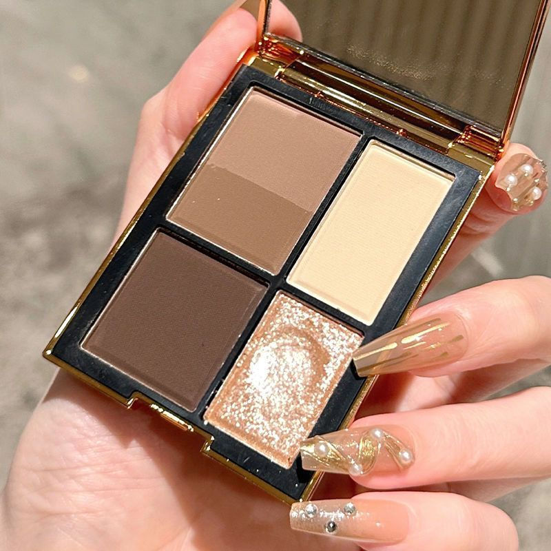 2024A high-end multi-color earth-toned eyeshadow palette with unique, understated shades10nntp New R