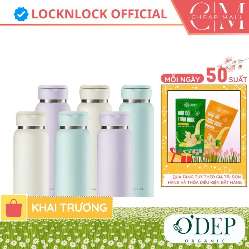 Bình giữ nhiệt LocknLock Sling Ring Tumbler 650ml LHC4321, 800ml LHC4322 - Chính hãng - CHEAP CHL