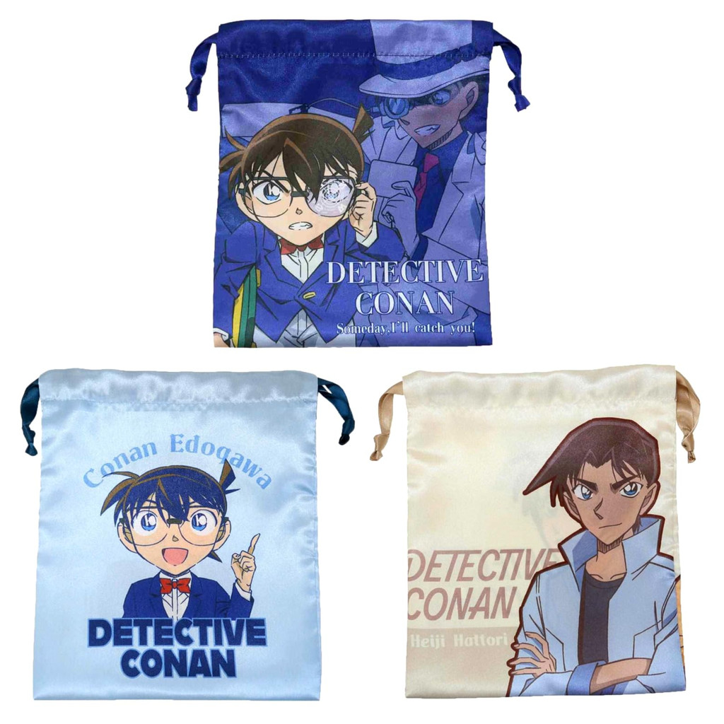 [Trực tiếp từ Nhật Bản]Thắt lưng túi đeo của thám tử lừng danh Conan bộ 3 loại (Conan & Kid xanh, Co