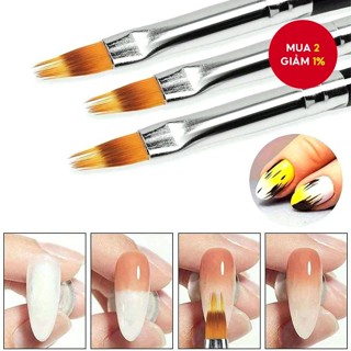 1PC Cọ Vẽ Nail Art Thiết Kế Ren Ombre Bút Tô Gradient Acrylic DIY Sơn Gel UV Vẽ Hoa Dụng Cụ Tiệm Làm Móng