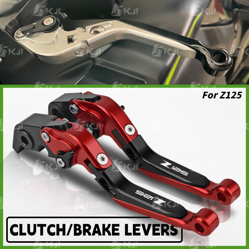 Dành Cho KAWASAKI Z125 / Z125PRO / Z125KRT / Z125SE Ly Hợp Phanh Đòn Bẩy Tay Cầm Gấp Đòn Bẩy Phụ Kiệ