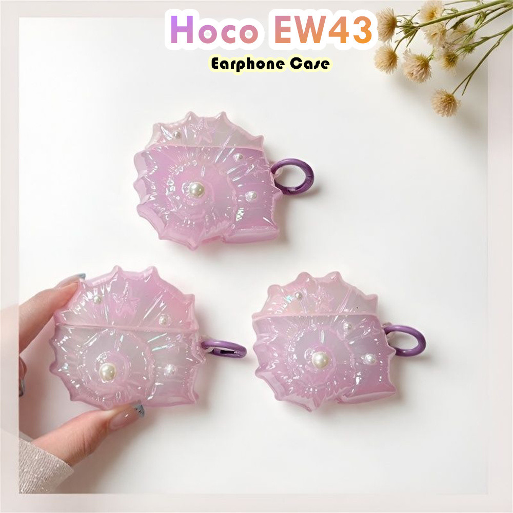 [Chất lượng cao] Dành cho Ốp lưng Hoco EW43 Vỏ tai nghe silicon mềm hình vỏ sò dễ thương NO.2