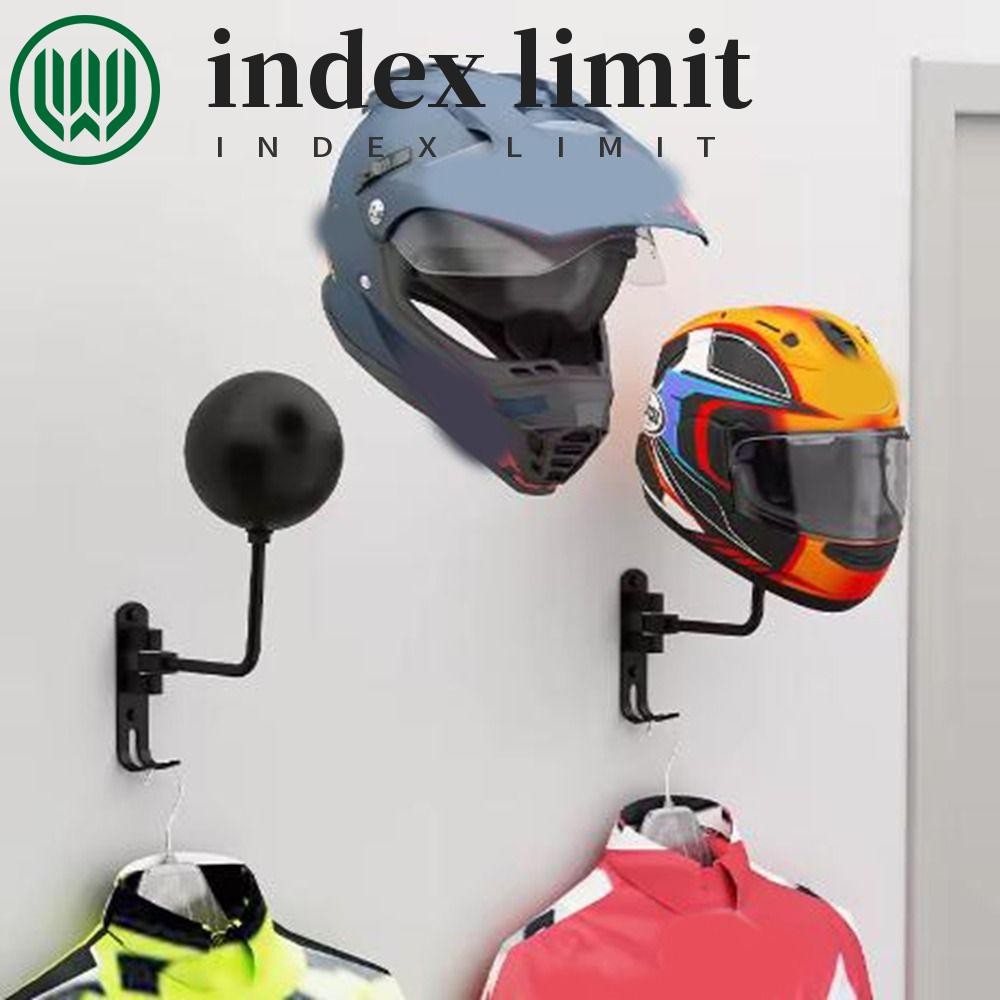  index limit Giá đỡ mũ bảo hiểm xe máy GIỚI HẠN INDEX, Nhôm không gian hạng nặng 180° Móc treo mũ bả